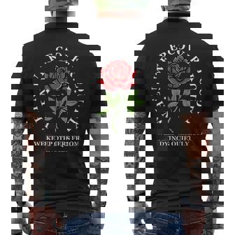 Narcotics Anonymous Recover Loudly Na Aa Sobriety Men's T-shirt Back Print - Thegiftio
