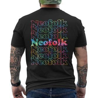 Neofolk Music Tie Dye Men's T-shirt Back Print | Mazezy