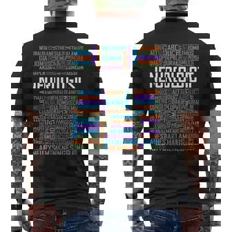 Neurologist Words Lover Graduate Student Neurology Men's T-shirt Back Print | Mazezy