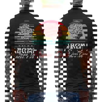 Neuroscience Abnormal Brain Club Neuroscientist Men's T-shirt Back Print | Mazezy