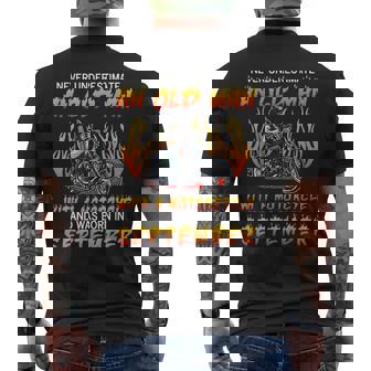 Never Underestimate An Old Man Motorcycle Born In September Old Man Funny Gifts Mens Back Print T-shirt | Mazezy