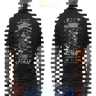Never Underestimate An Old Man Who Was Born In September Gift For Mens Mens Back Print T-shirt | Mazezy