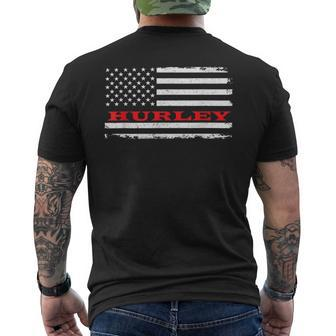 New Mexico American Flag Hurley Usa Patriotic Souvenir Mens Back Print T-shirt - Monsterry UK