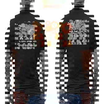 Next Stop 1St Grade Hello School Groovy Back To School Mens Back Print T-shirt - Thegiftio UK