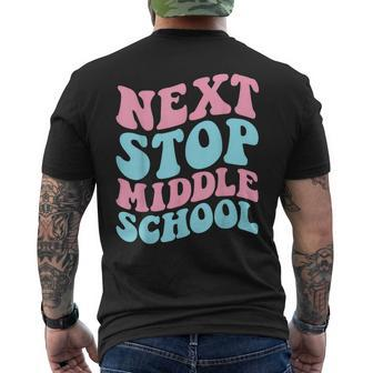 Next Stop Middle School Elementary School Graduation 2023 Mens Back Print T-shirt - Seseable