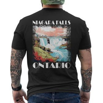 Niagara Falls Ontario Niagara Falls Men's T-shirt Back Print | Mazezy