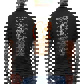 The Night He Came Home Lazy Halloween Costume Horror Movie Halloween Costume Men's T-shirt Back Print | Mazezy