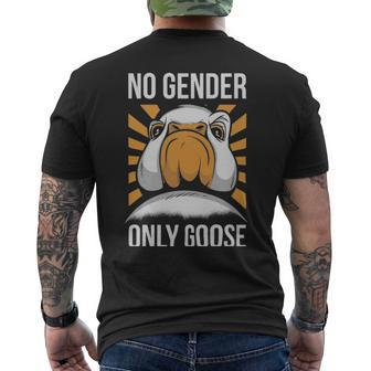No Gender Only Goose Funny Gender Fluid Gift - No Gender Only Goose Funny Gender Fluid Gift Mens Back Print T-shirt - Monsterry