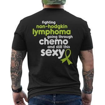 Non-Hodgkin Lymphoma Cancer Meme Men's T-shirt Back Print | Mazezy