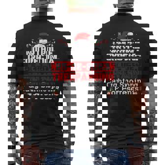 North Pole Correctional Trespassing Caught Snooping Presents Men's T-shirt Back Print - Thegiftio