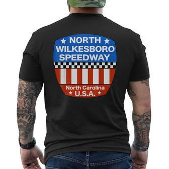 North Wilkesboro Speedway Mens Back Print T-shirt - Thegiftio UK