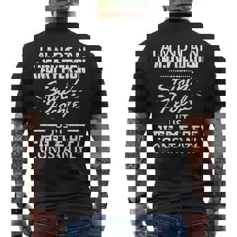 I Am Not An Angry Person Stupid People Just Piss Me Off Men's Back Print T-shirt | Mazezy