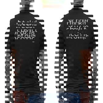 Not Booked Or Busy Just Not Coming Funny Sarcasm Introvert Mens Back Print T-shirt | Mazezy