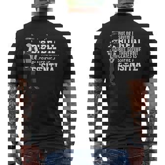 Not Saying Im A Big Deal Government Classifies Me Essential Government Funny Gifts Mens Back Print T-shirt | Mazezy