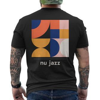 Nu Jazz Vintage Jazz Music Band Minimal Men's T-shirt Back Print | Mazezy