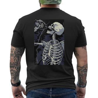 Occult Gothic Dark Aesthetic Unholy Esoteric Mysticism Goth Mens Back Print T-shirt | Mazezy