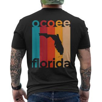Ocoee Fl Souvenirs Retro Florida Men's T-shirt Back Print | Mazezy