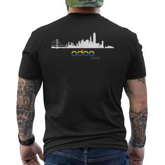Odoo Pride Sf Mens Back Print T-shirt | Mazezy