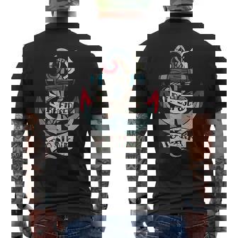 Old School Tattoo Style Anchor With Quote I Refused To Sink Mens Back Print T-shirt | Mazezy