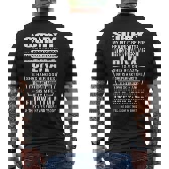 Olivia Name Gift Sorry My Heartly Beats For Olivia Mens Back Print T-shirt - Seseable
