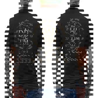 One Dad To Rule Them AllFathers DayWorlds Best Father Men's Back Print T-shirt | Mazezy