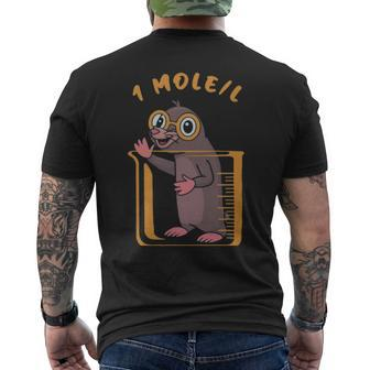 One Mole Per Litre Funny Chemistry Science - One Mole Per Litre Funny Chemistry Science Mens Back Print T-shirt - Monsterry UK
