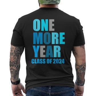 One More Year Class Of 2024 Junior Senior 2024 Graduation Mens Back Print T-shirt - Thegiftio UK