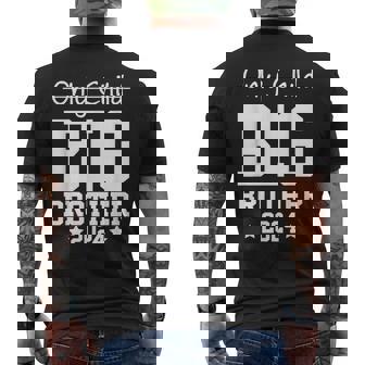 Only Child Expires 2024 Promoted To Big Brother Announcement Funny Gifts For Brothers Mens Back Print T-shirt | Mazezy