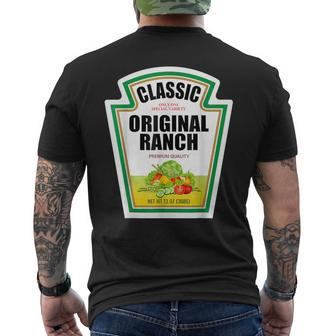 Original Ranch Condiment Group Halloween Costume Adult Kid Men's T-shirt Back Print | Mazezy