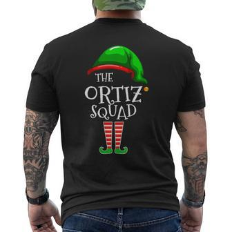 Ortiz Name Gift The Ortiz Squad Mens Back Print T-shirt - Seseable