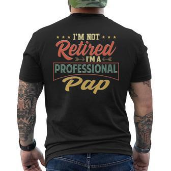 Pap Grandpa Gift Im A Professional Pap Mens Back Print T-shirt - Seseable