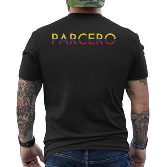 Parcero Colombia Colombian Slang Men's Back Print T-shirt | Mazezy