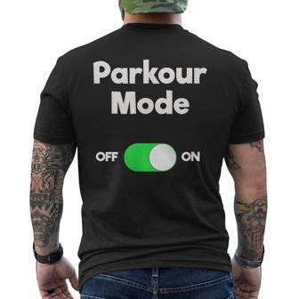 Parkour Mode Men's T-shirt Back Print | Mazezy