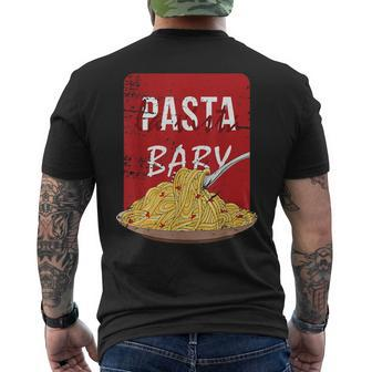 Pasta La Vista Baby Spaghetti Plate Men's T-shirt Back Print | Mazezy DE