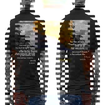 Patrick Henry Quote Men's T-shirt Back Print | Mazezy