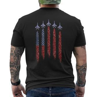 Patriotic American Flag 4Th July Independence Day Usa Free Patriotic Funny Gifts Mens Back Print T-shirt | Mazezy