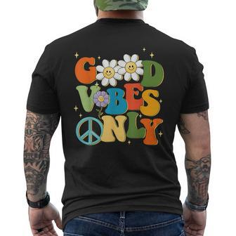 Peace Sign Love 60S 70S Tie Dye Hippie Costume Men's T-shirt Back Print - Monsterry