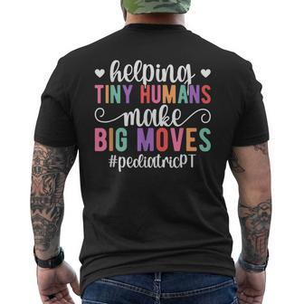 Pediatric Pt Appreciation Pediatric Physical Therapy Mens Back Print T-shirt - Seseable