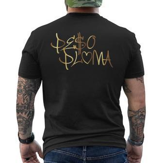 Pe$O Pluma Corridos Tumbados México Belicos Ppgold Mens Back Print T-shirt - Seseable