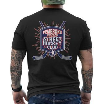 Pembroke Elite Street Hockey Club Men's T-shirt Back Print | Mazezy DE