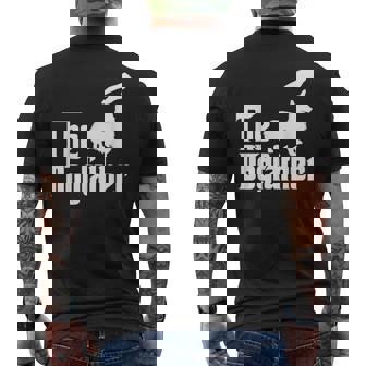 Pembroke Welsh Corgi The Dogfather Funny Dog Mens Back Print T-shirt | Mazezy