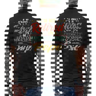 Pepe Grandpa Gift Im A Professional Pepe Mens Back Print T-shirt - Seseable