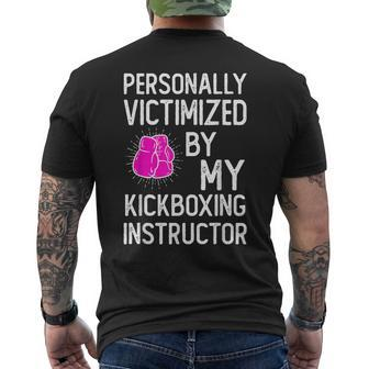 Personally Funny Martial Arts Kickboxing Kickboxer Gift Martial Arts Funny Gifts Mens Back Print T-shirt | Mazezy CA