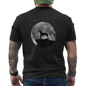 Pharaoh Hound Dog Moon Men's T-shirt Back Print | Mazezy