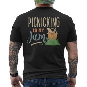 Picnicking Lover Picnic Lover Men's T-shirt Back Print | Mazezy