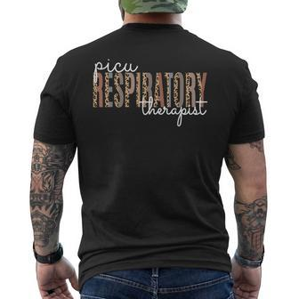 Picu Respiratory Therapist Men's Crewneck Short Sleeve Back Print T-shirt - Monsterry AU