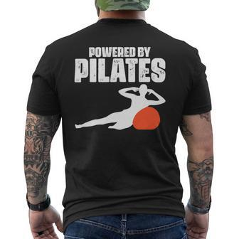 Pilates Like A Sport Only Harder Fitness Pilates Exercise Mens Back Print T-shirt - Monsterry AU
