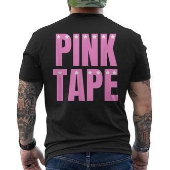 Pink Tape Rap Trap Hip Hop Men's T-shirt Back Print - Thegiftio UK