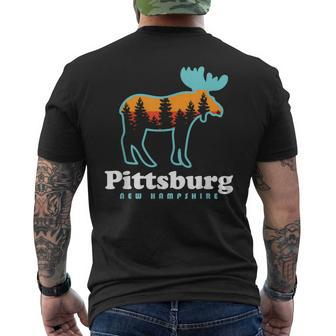 Pittsburg Nh Moose Pittsburg New Hampshire Men's T-shirt Back Print | Mazezy