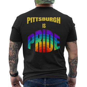 Pittsburgh Is Pride Gay Pride Parade Lgbtq Mens Back Print T-shirt | Mazezy